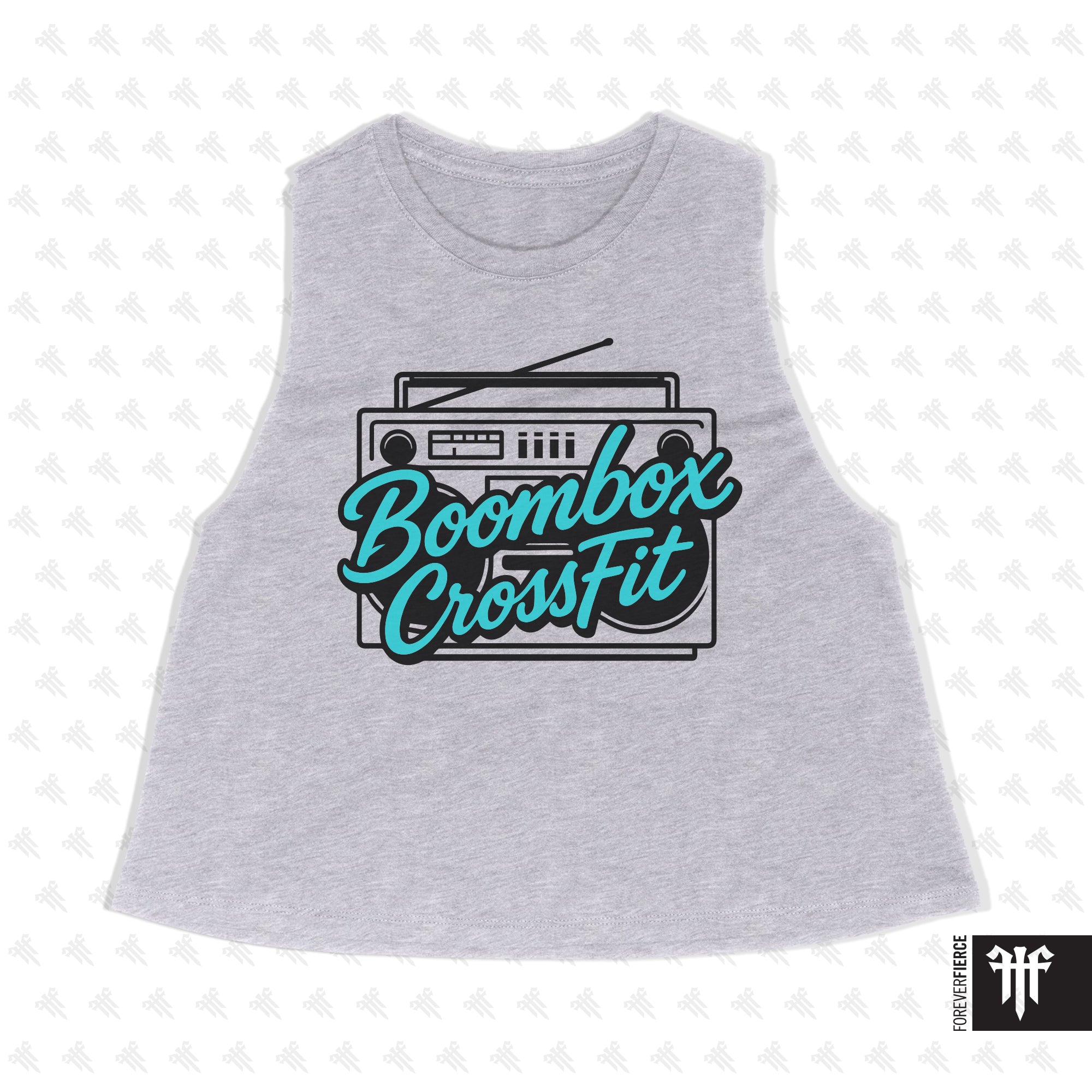 Boombox CrossFit February 2026 Womens Crop Tank