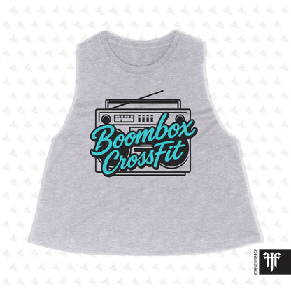 Boombox CrossFit February 2026 Womens Crop Tank