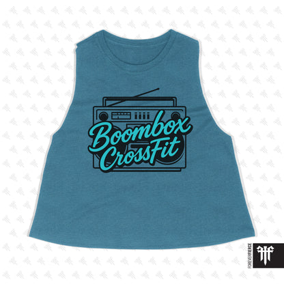 Boombox CrossFit February 2026 Womens Crop Tank