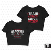 Brackish Crop Tee Black