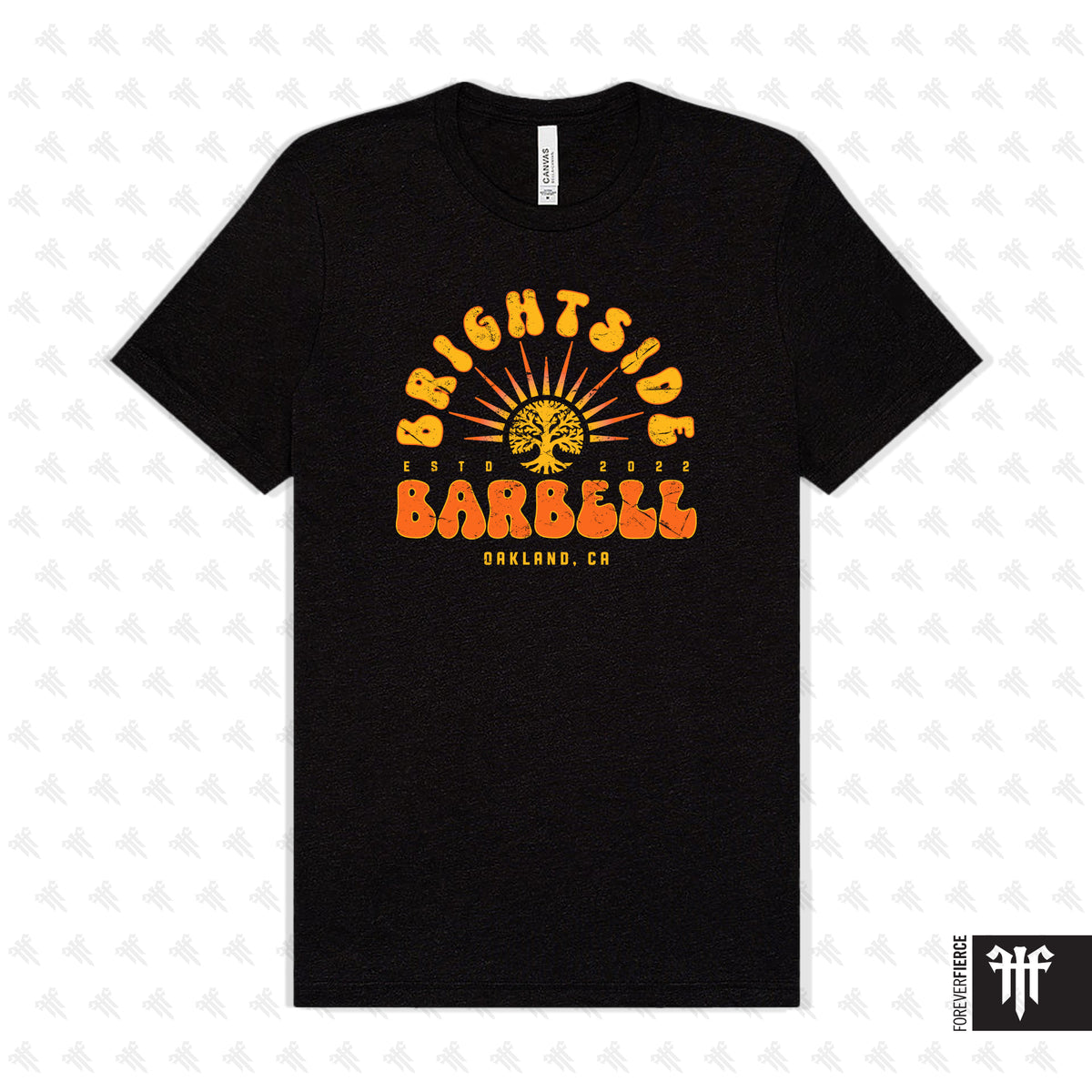 Brightside Barbell July 2026 Tee - Black Heather Triblend