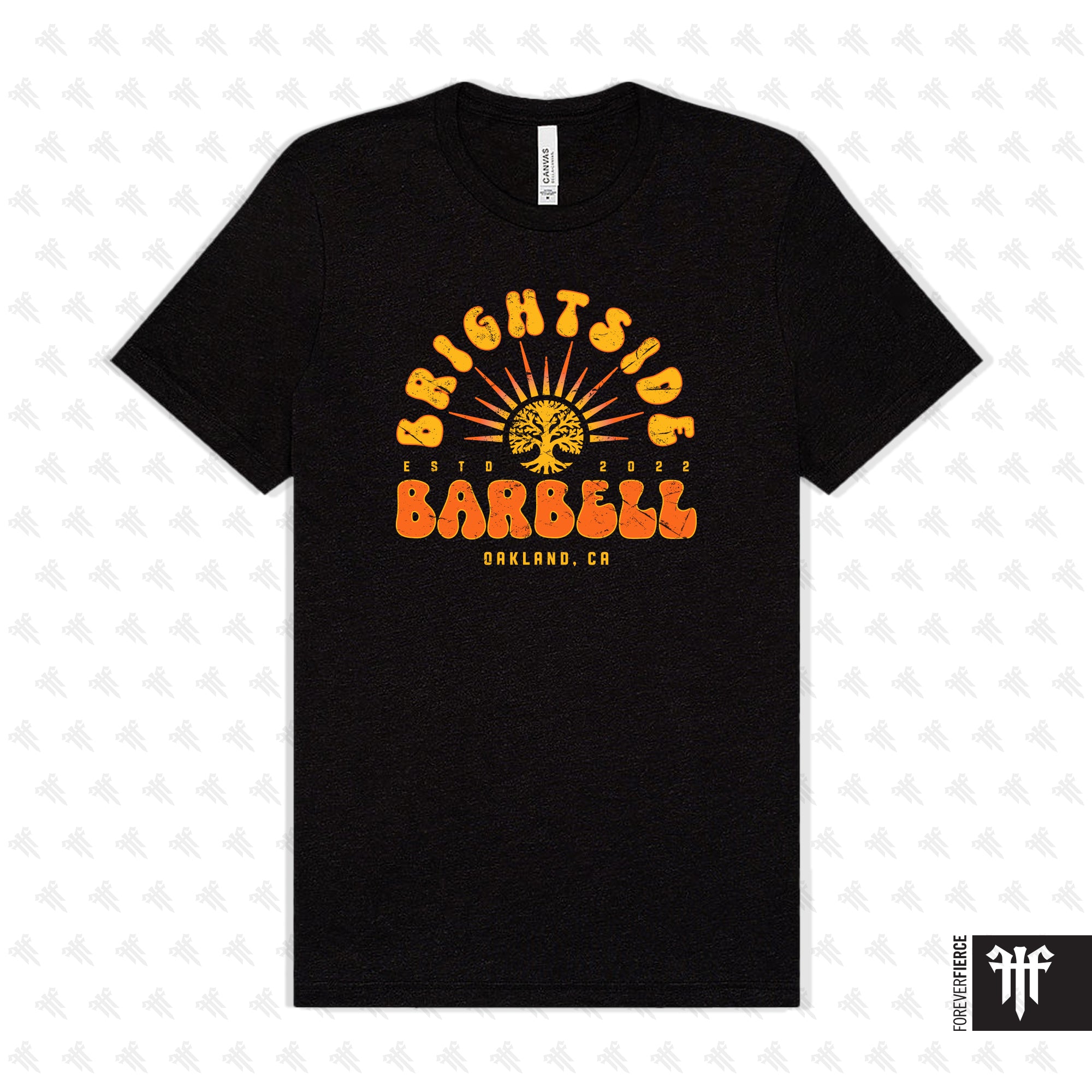 Brightside Barbell July 2026 Tee - Black Heather Triblend