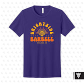 Brightside Barbell July 2026 Tee - Purple Triblend
