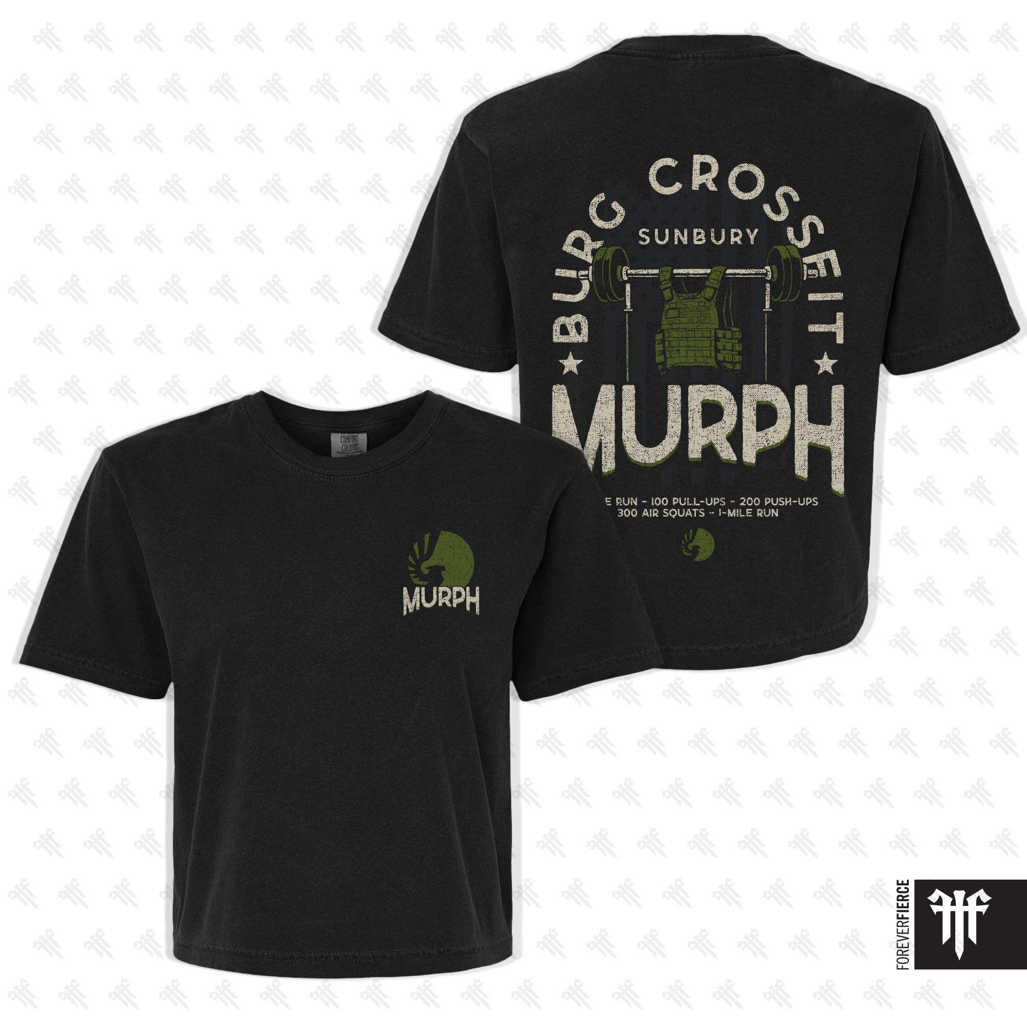 Burg CrossFit Sunbury April 2026 Womens Boxy Tee