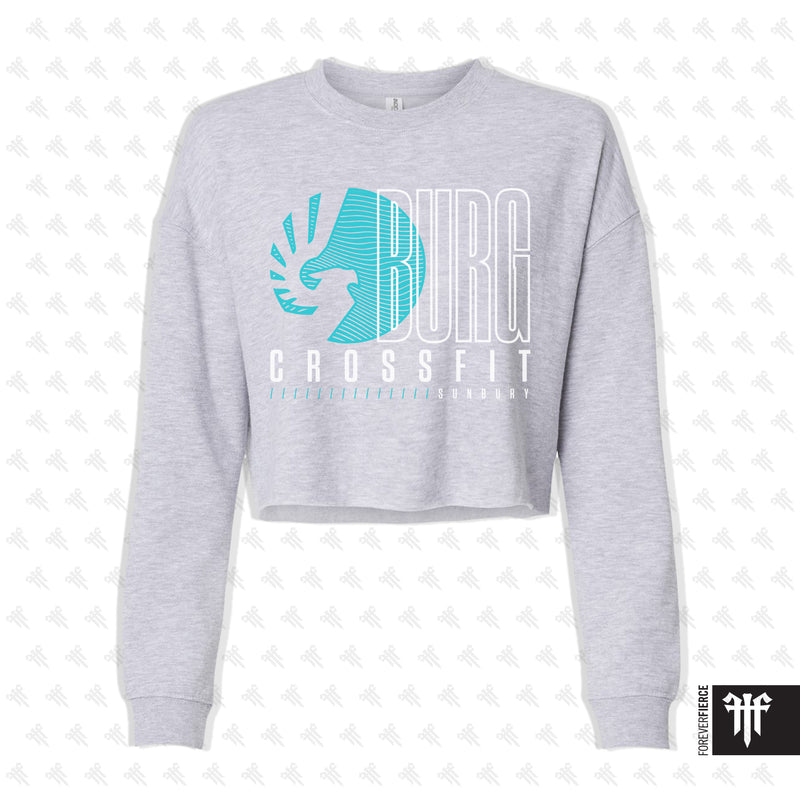 Burg CrossFit Sunbury October 2026 Womens Crop Crewneck