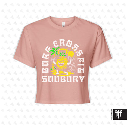 Burg Crossfit Sunbury June 2026 Womens Crop Tee