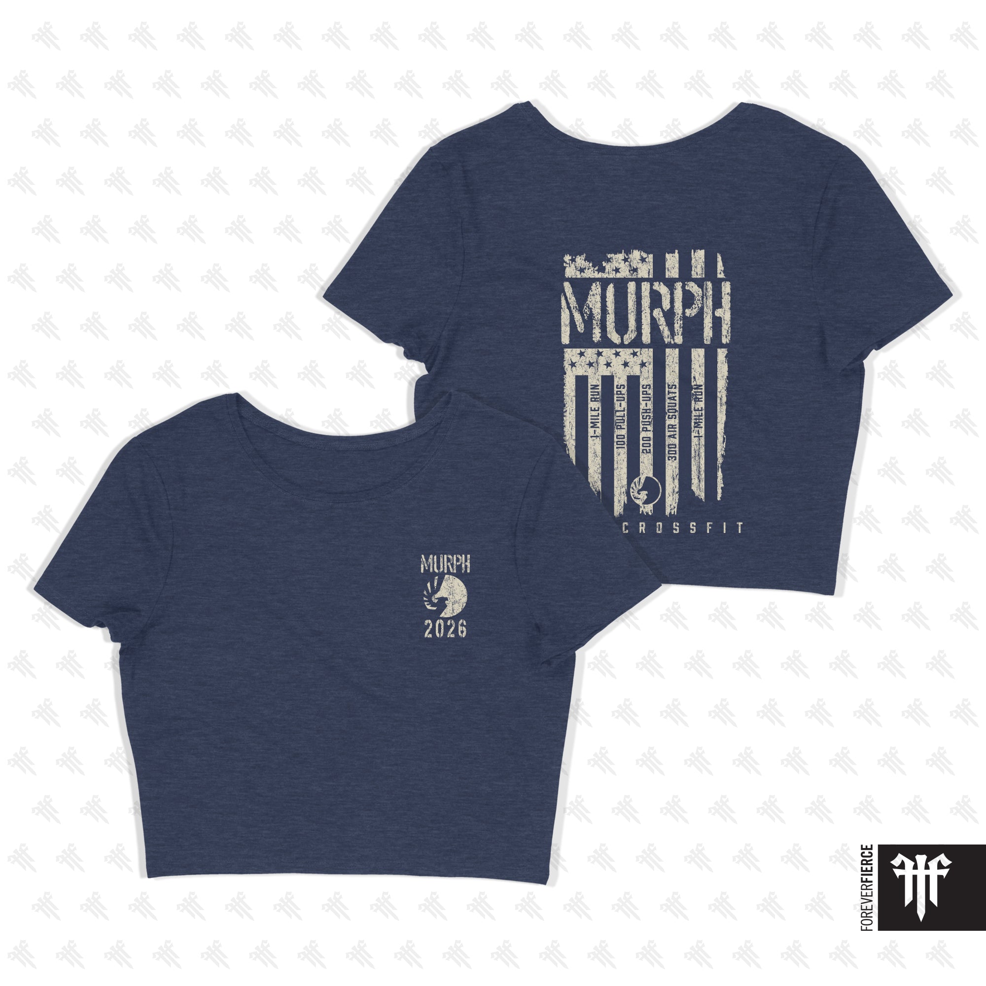 Burg CrossFit March 2026 Womens Crop Tee