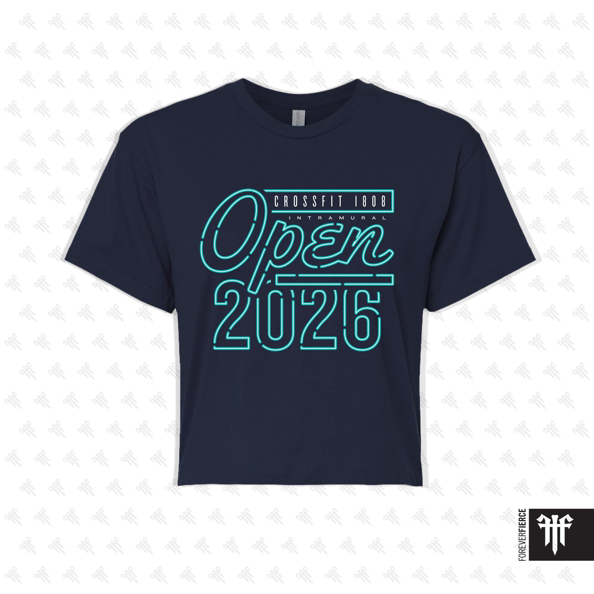 CrossFit 1808 January 2026 Womens Crop Tee