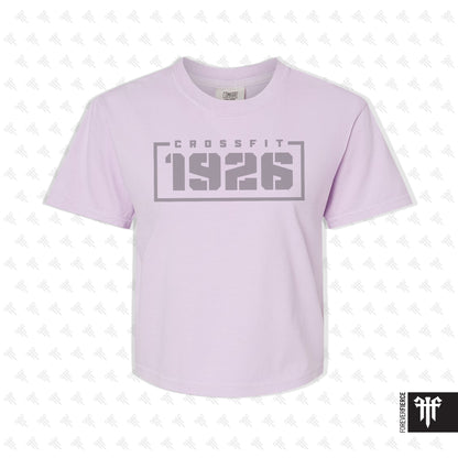CrossFit 1926 June 2025 Comfort Colors Crop Tee