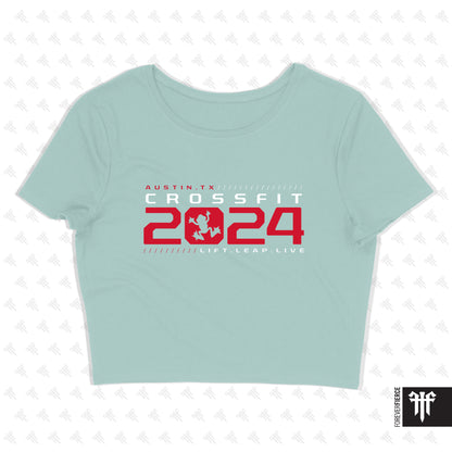 CrossFit 2024 August 2025 Womens Crop Tee