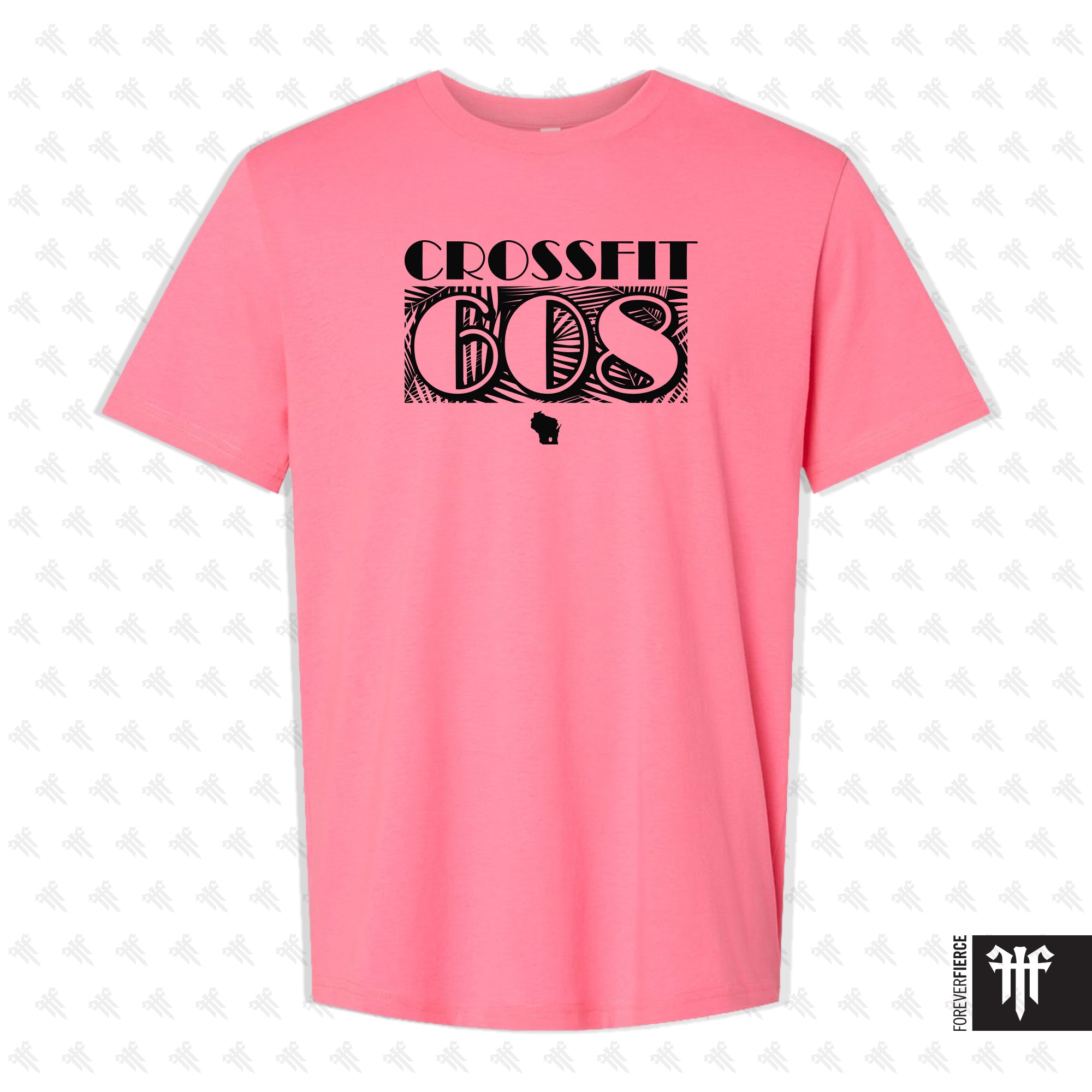 CrossFit 608 March 2026 Neon Pink Tee