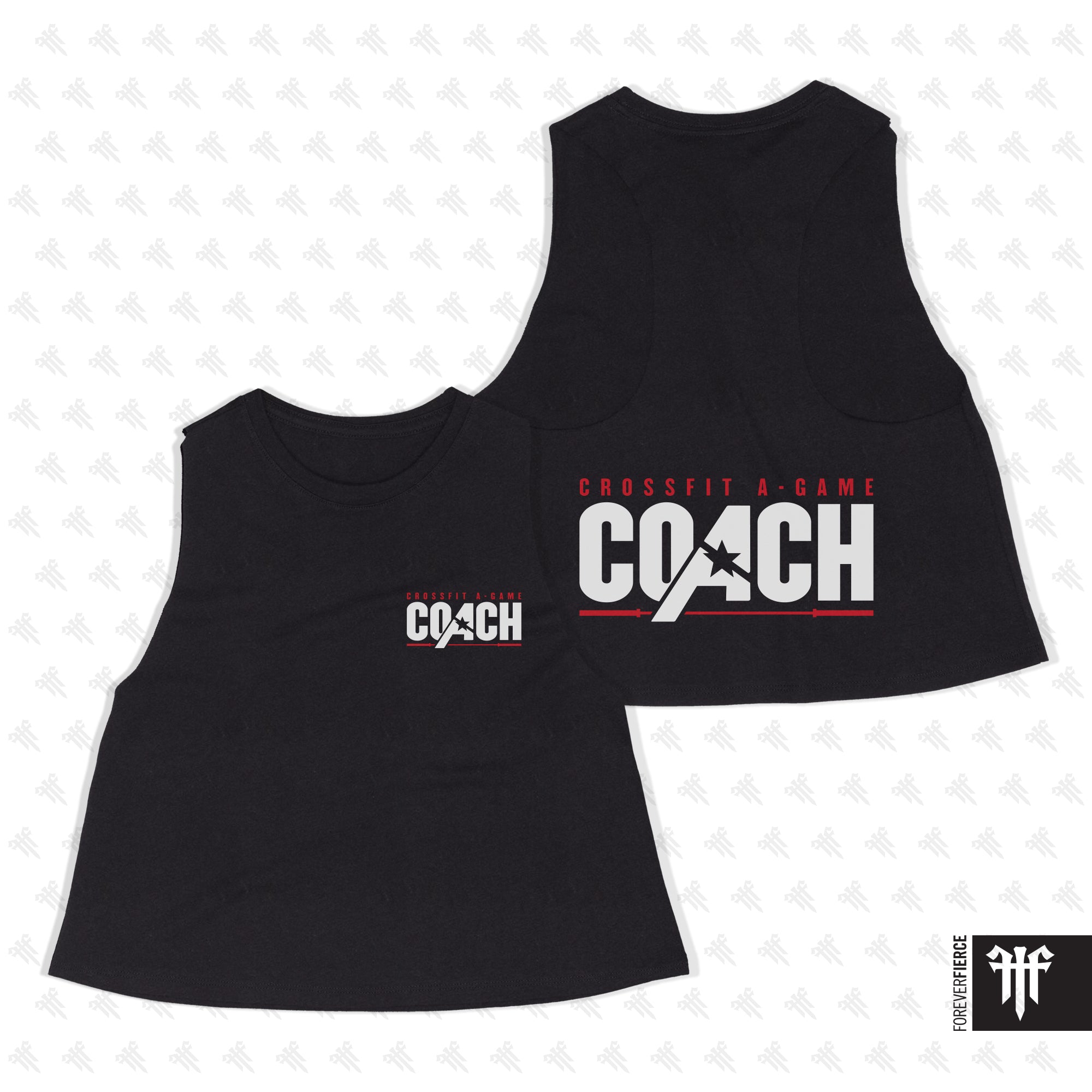 CrossFit A-Game August 2025 Coach Womens Crop Tank