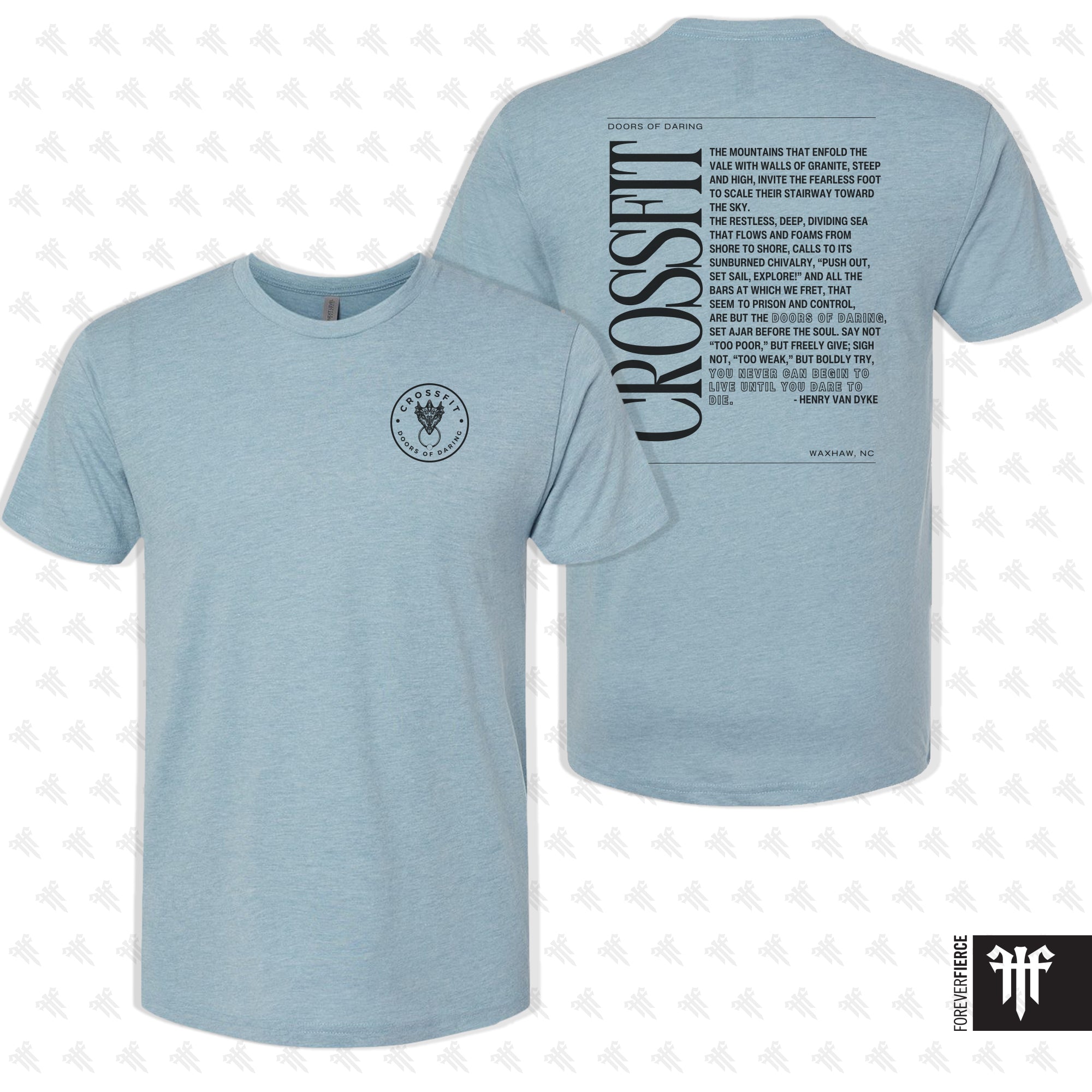 CrossFit DoD May 2025 No Pocket & Athletic Fit Black Ink Tee