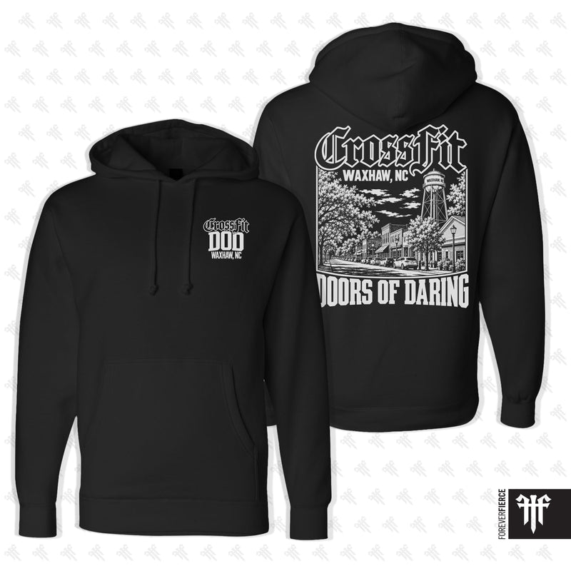 CrossFit Doors of Daring November 2026 White Ink Pullover Hoodie
