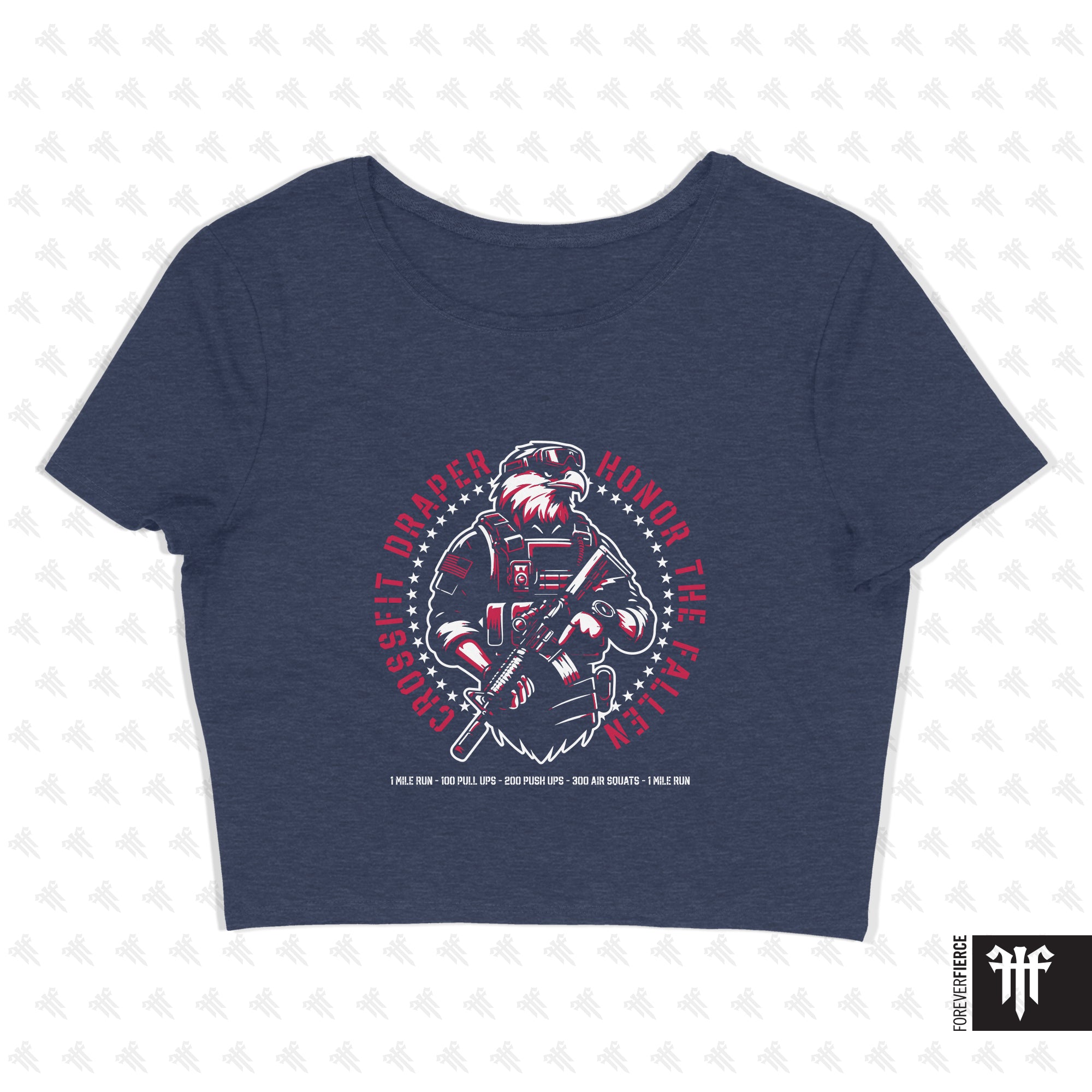 CrossFit Draper April 2026 Womens Crop Tee
