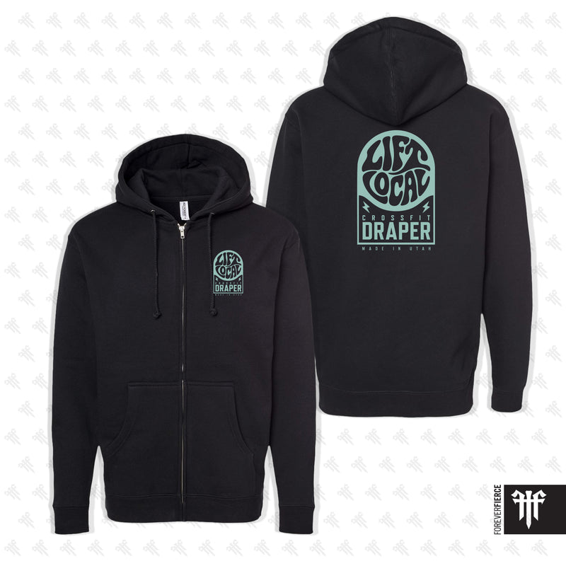CrossFit Draper November 2026 Lift Local Full Zip Hoodie