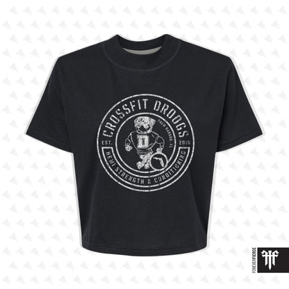 CrossFit Droogs October 2025 Womens Crop Tee