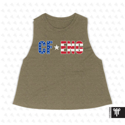 CrossFit ENG March 2025 Womens Crop Tank