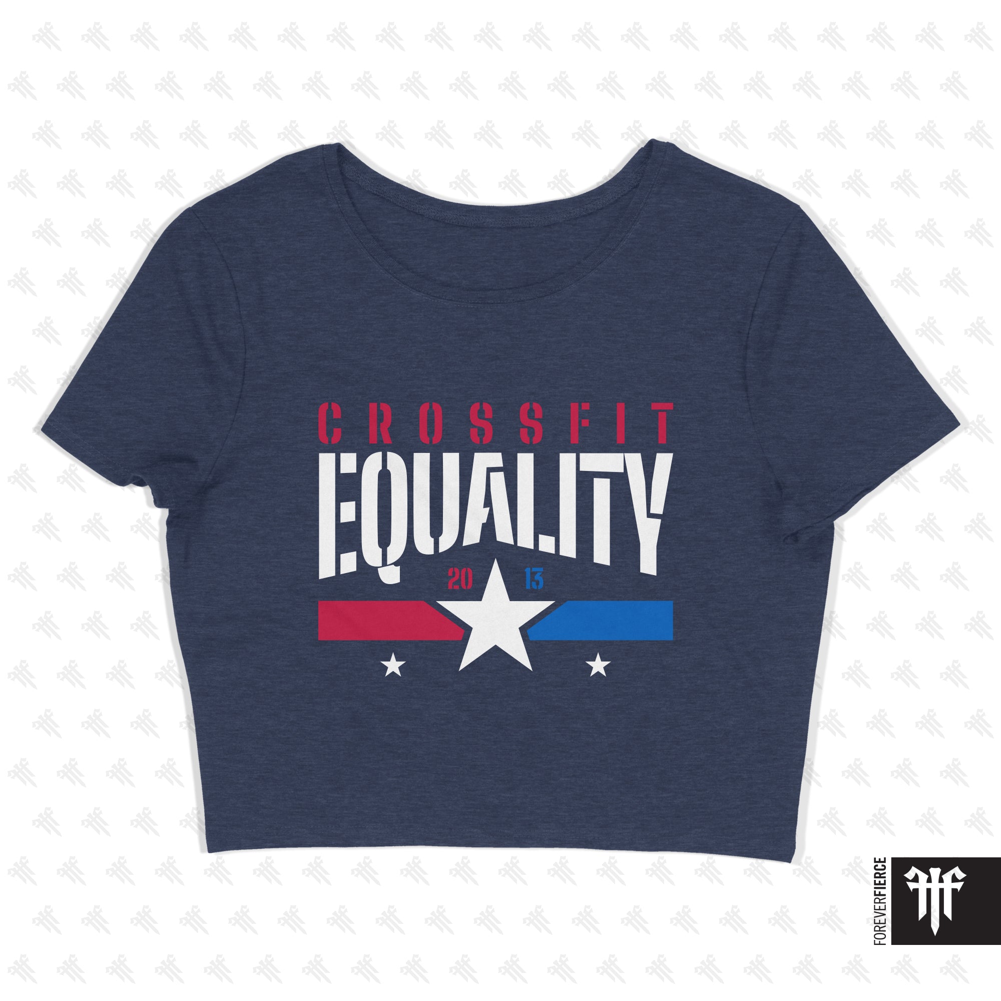 CrossFit Equality May 2025 Womens Crop Tee