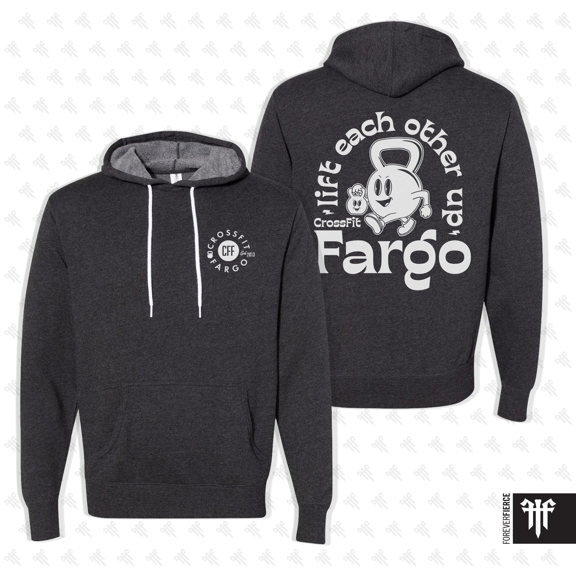 CrossFit Fargo June 2025 Lift Each Other Up Pullover Hoodie