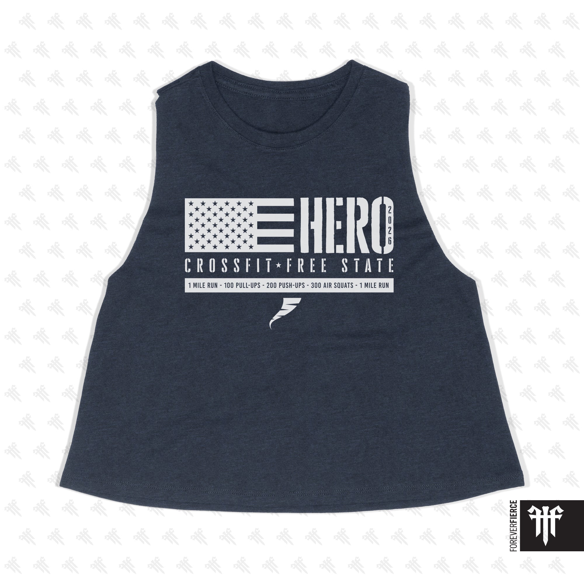 CrossFit Free State April 2026 Womens Crop Tank