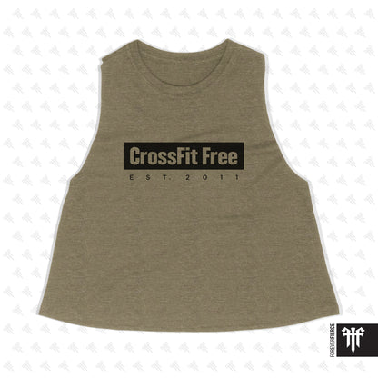 CrossFit Free April 2026 Womens Crop Tank