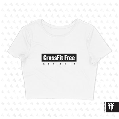 CrossFit Free April 2026 Womens Crop Tee