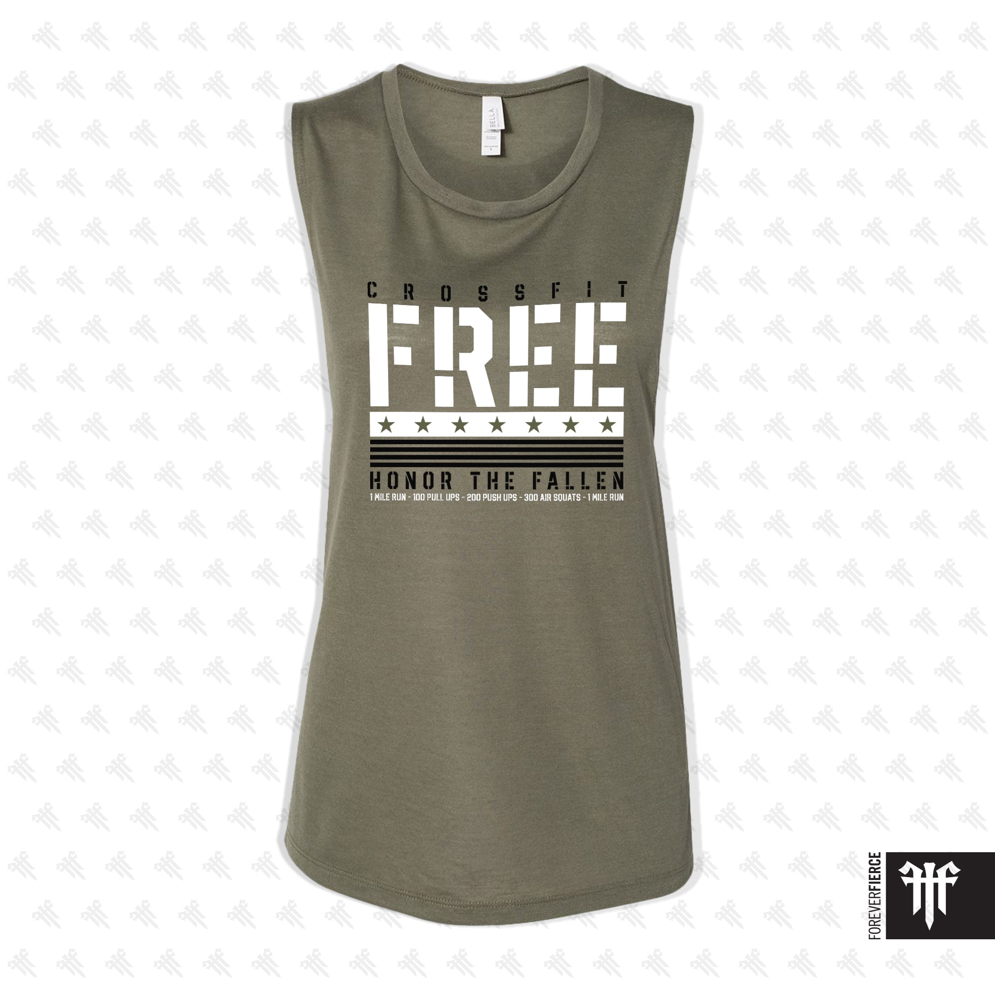 CrossFit Free April 2025 Womens Muscle Tank