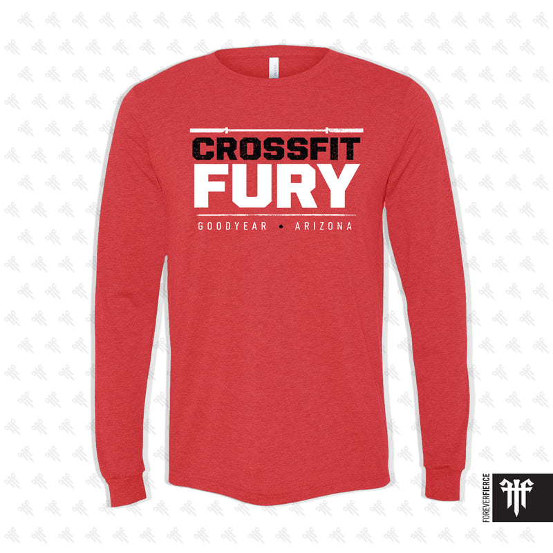 CrossFit Fury October 2026 Red Longsleeve