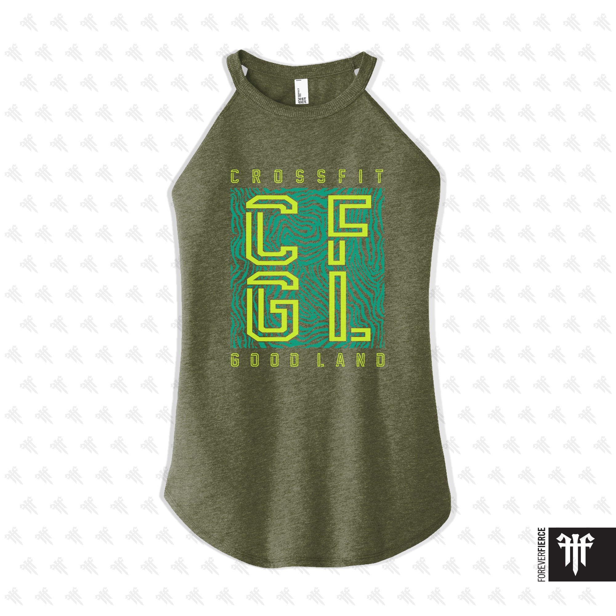 CrossFit Good Land Summer 2025 Womens Rocker Tank