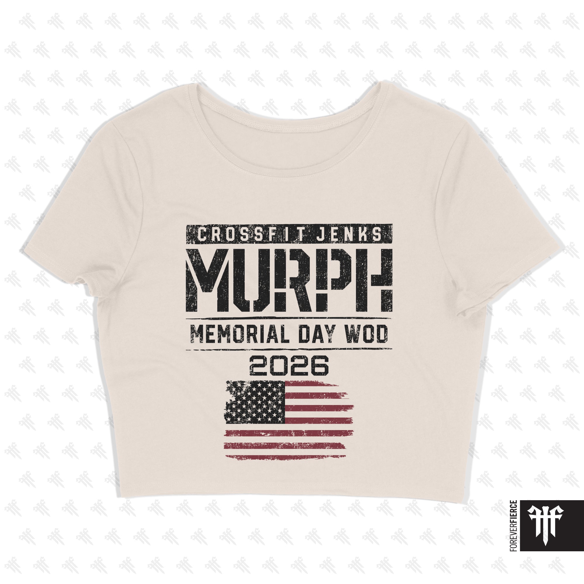 CrossFit Jenks April 2026 Womens Crop Tee