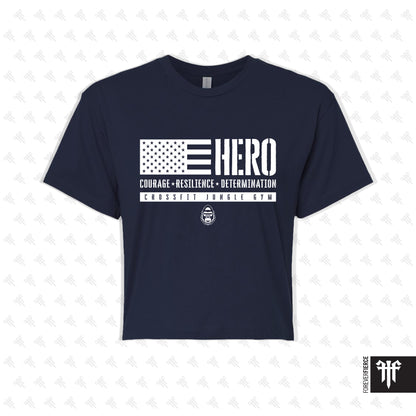 CrossFit Jungle Gym April 2026 Womens Crop Tee