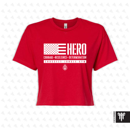 CrossFit Jungle Gym April 2026 Womens Crop Tee