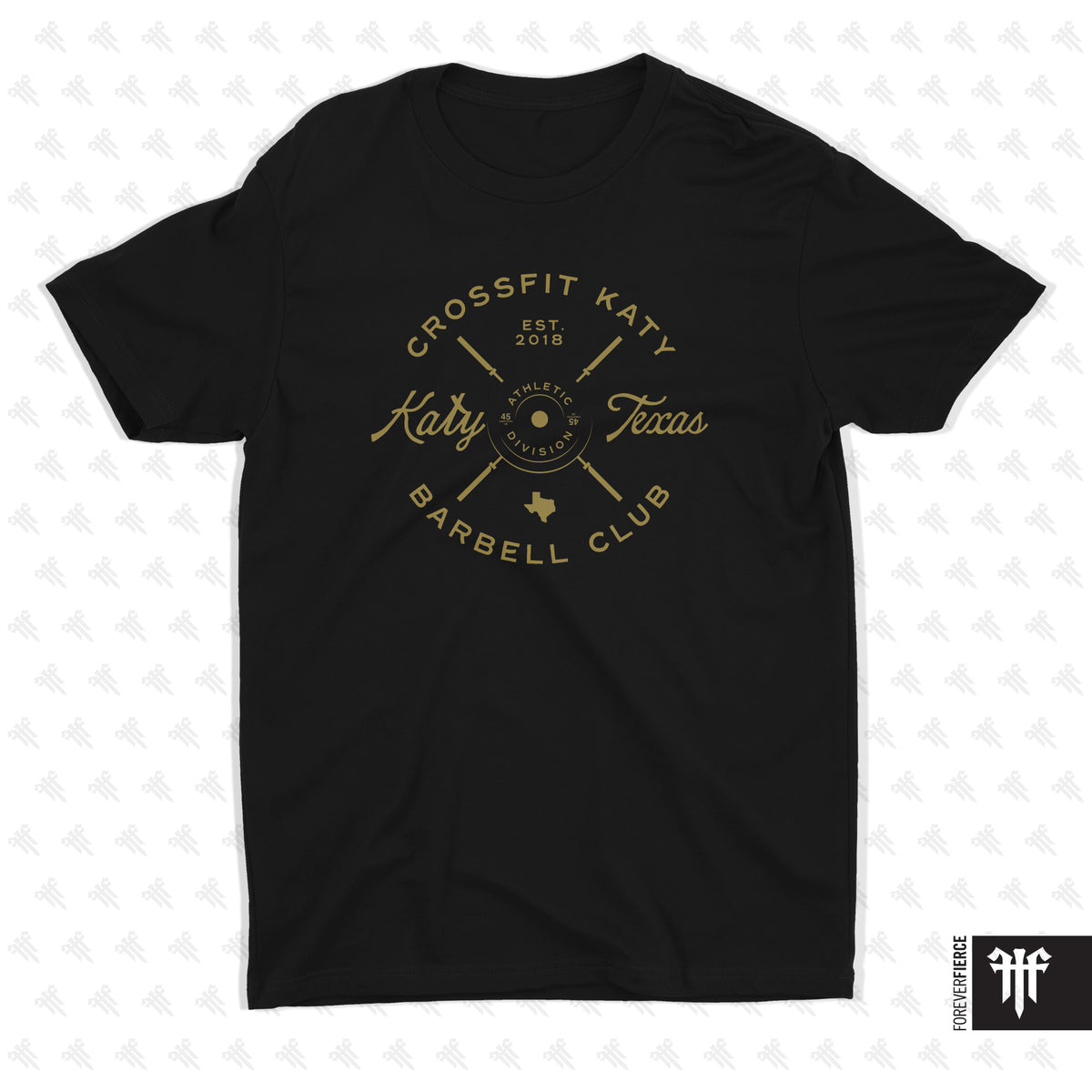 CrossFit Katy August 2026 Barbell Club Tee