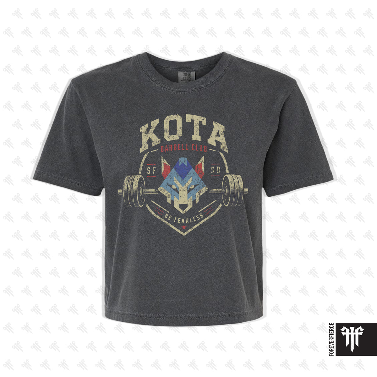 CrossFit Kota July 2026 Barbell Club Womens Boxy Tee