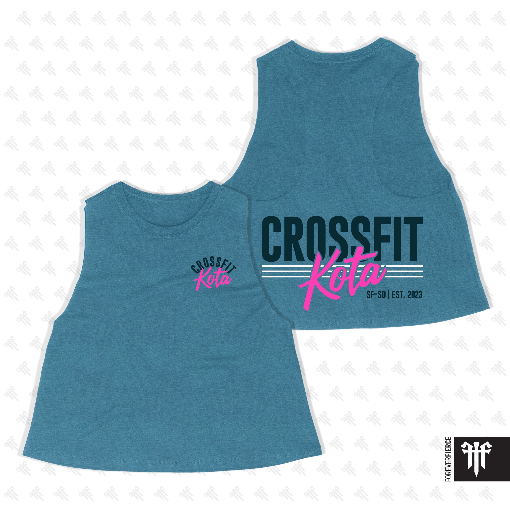 CrossFit Kota March 2026 Kota Summer Womens Crop Tee