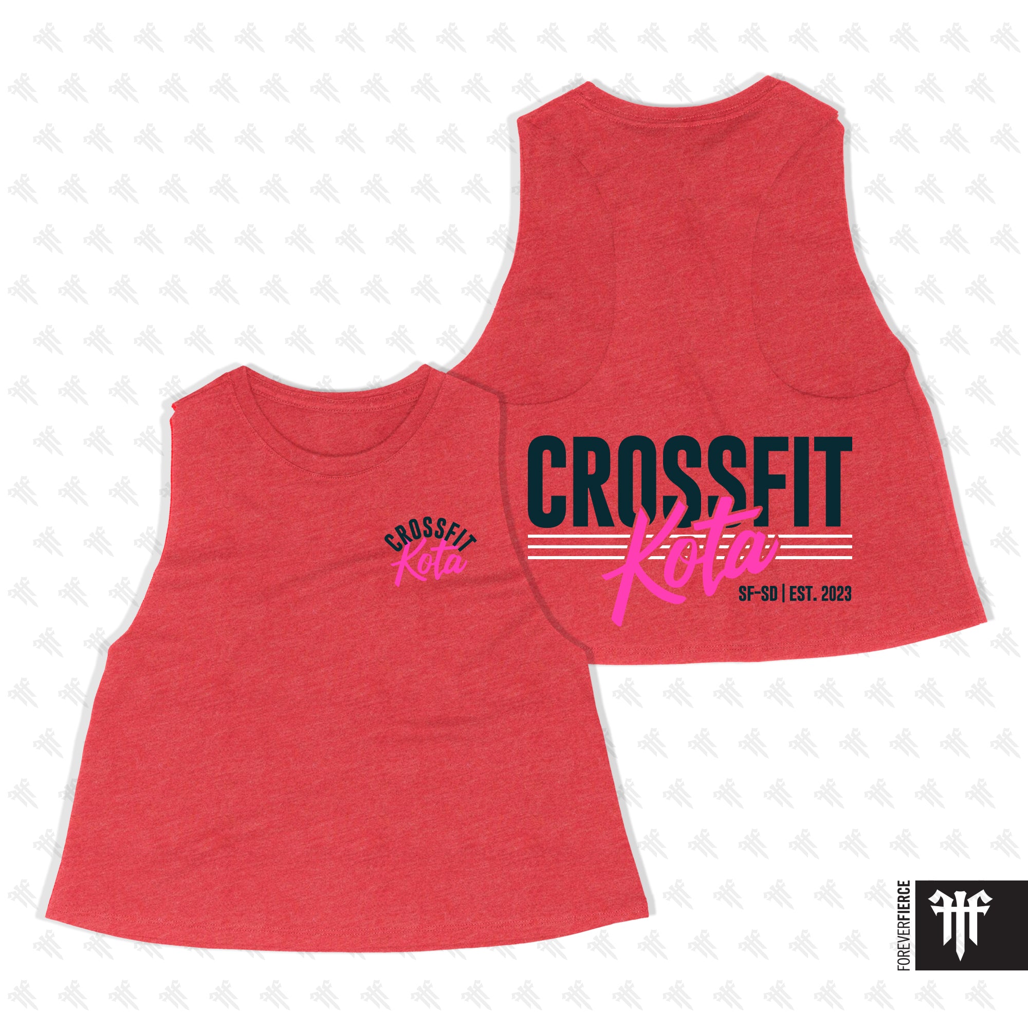 CrossFit Kota March 2026 Kota Summer Womens Crop Tee
