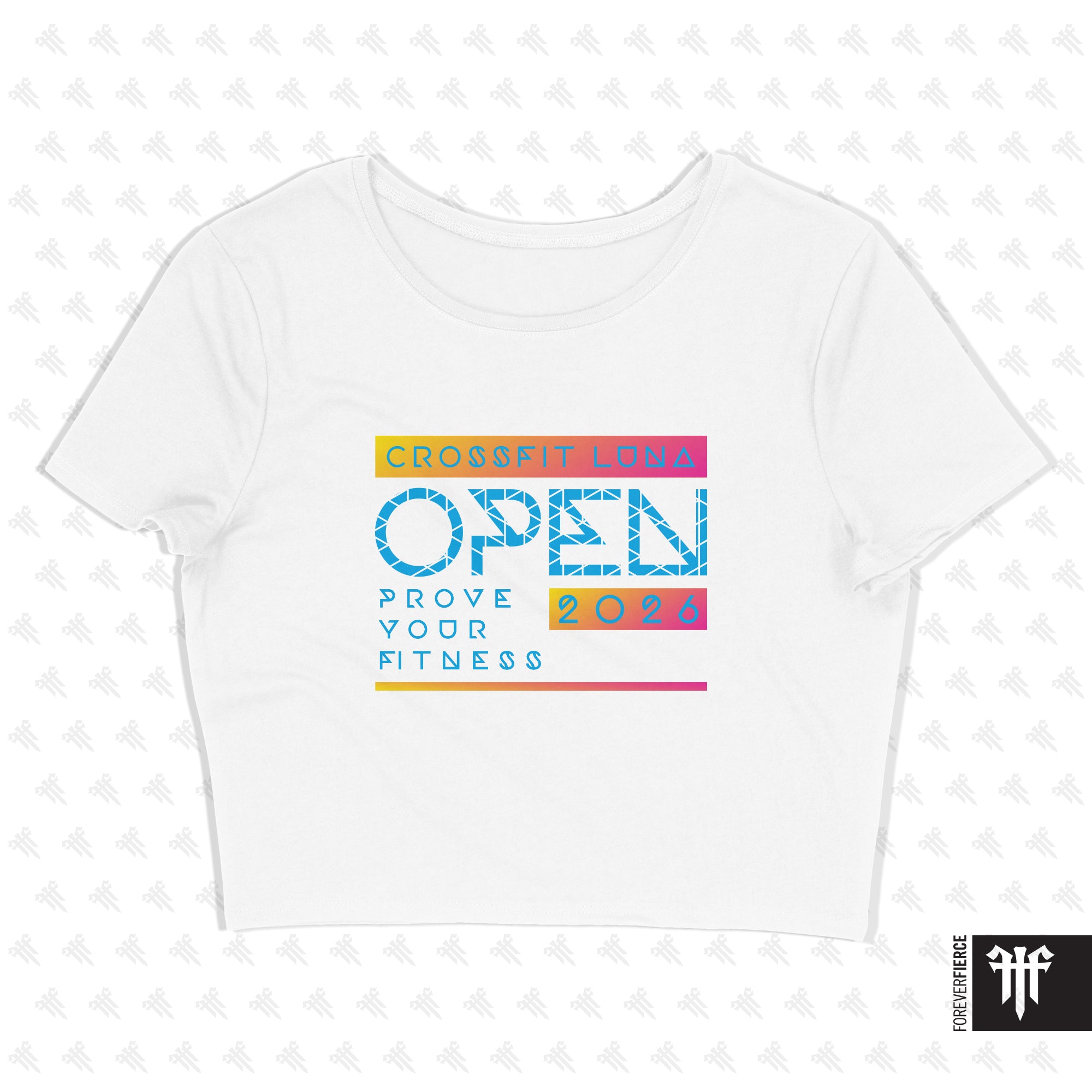 CrossFit Luna January 2026 Crop Tee