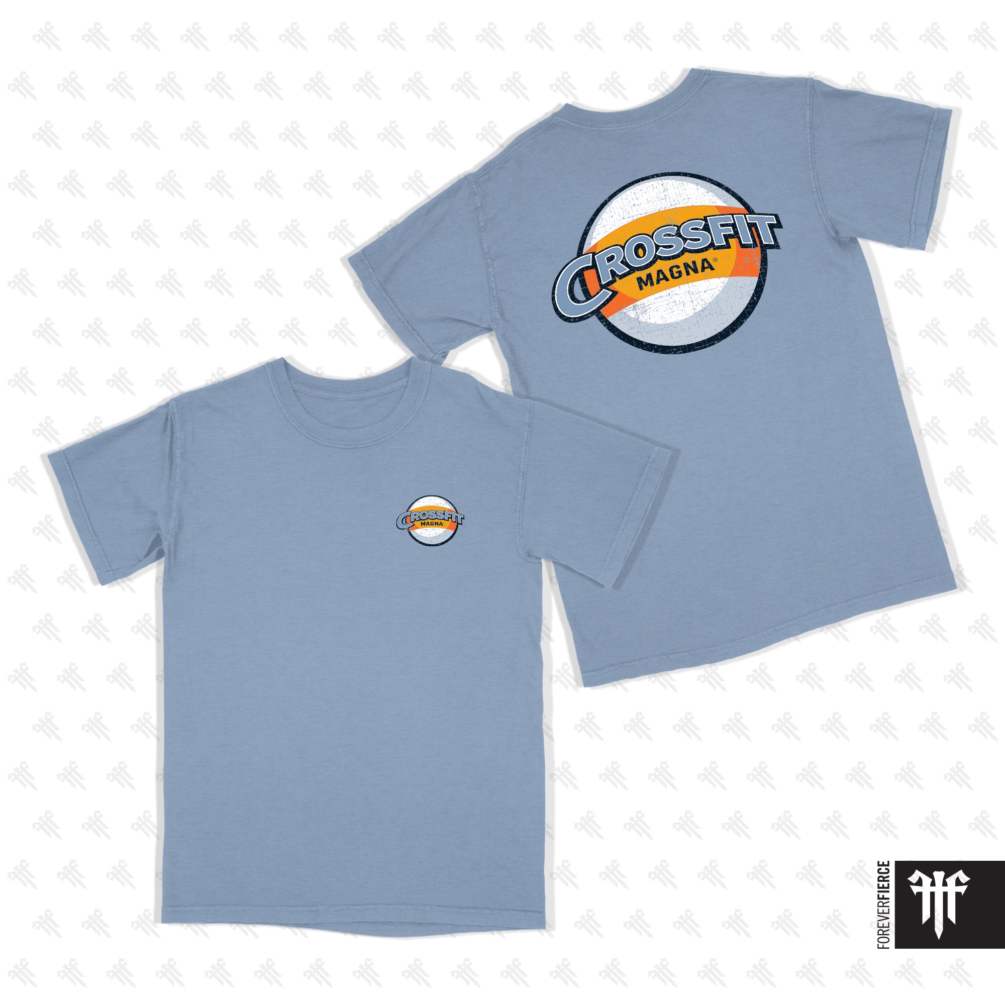 CrossFit Magna Comfort Colors Tee Washed Denim