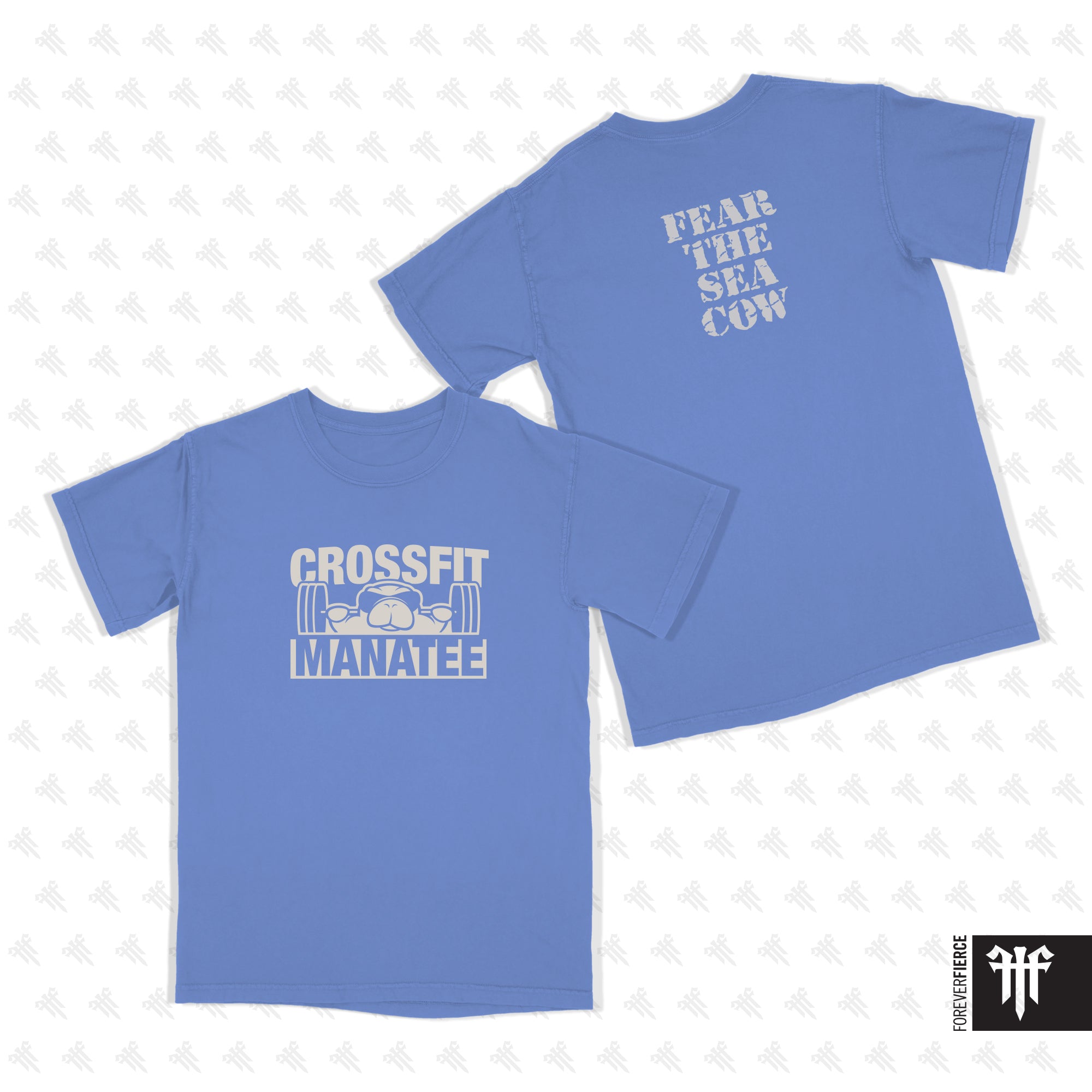 CrossFit Manatee July 2025 Warm White Ink Comfort Colors Tee