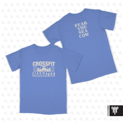 CrossFit Manatee July 2025 Warm White Ink Comfort Colors Tee