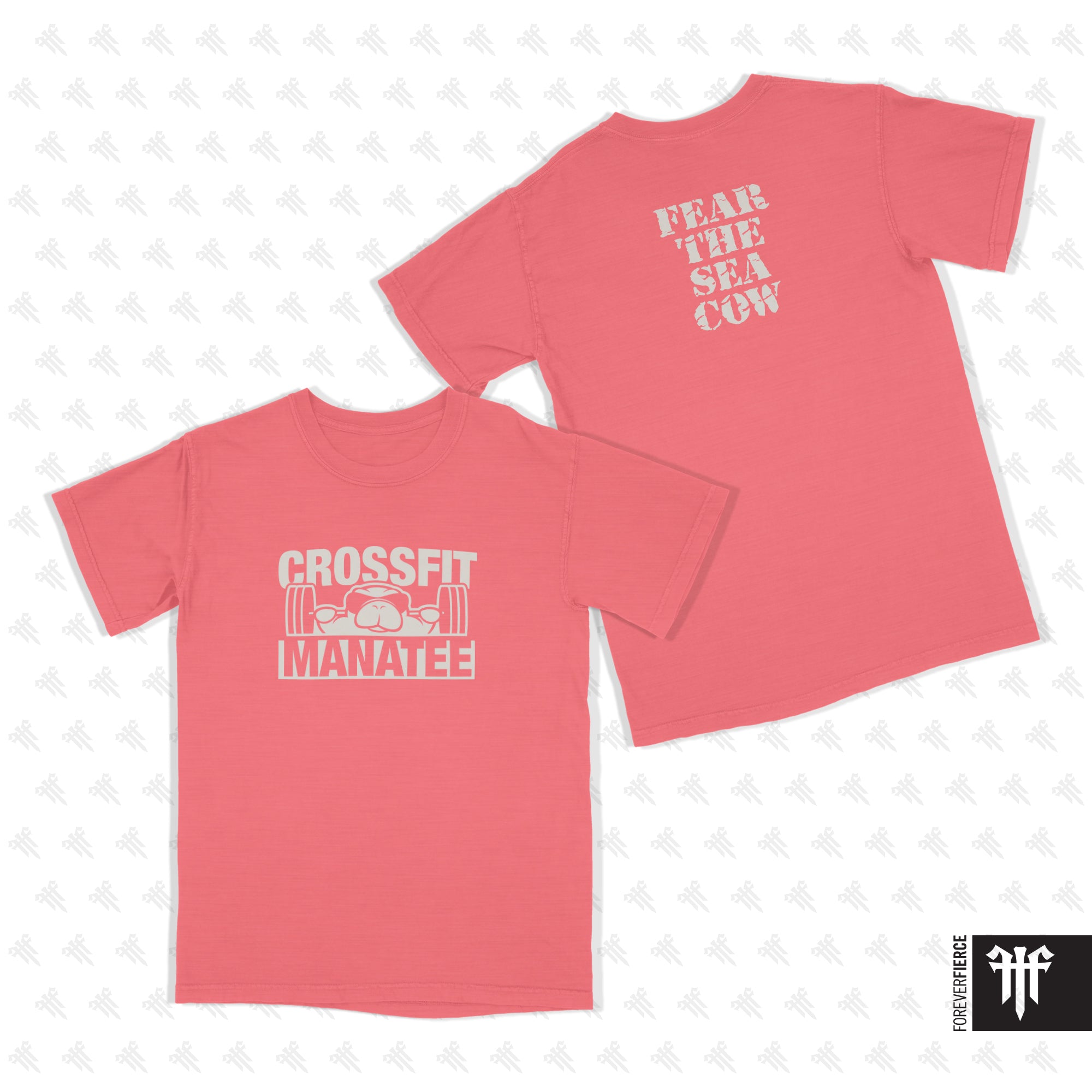 CrossFit Manatee July 2025 Warm White Ink Comfort Colors Tee
