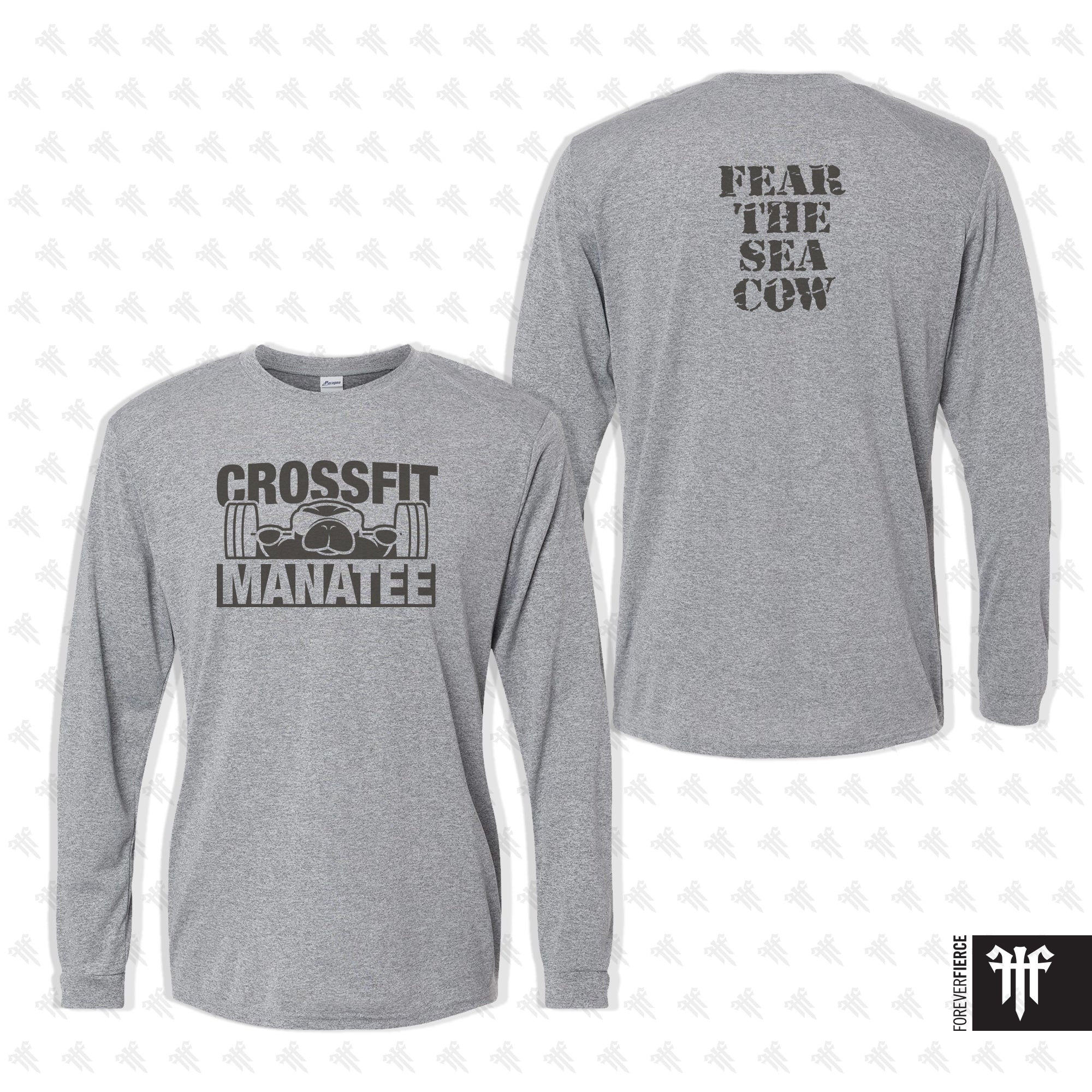 CrossFit Manatee July 2025 Black Ink Performance Longsleeve