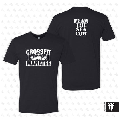 CrossFit Manatee April 2026 White Ink Tee