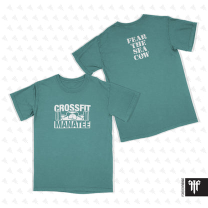 CrossFit Manatee April 2026 White Ink Comfort Colors Tee