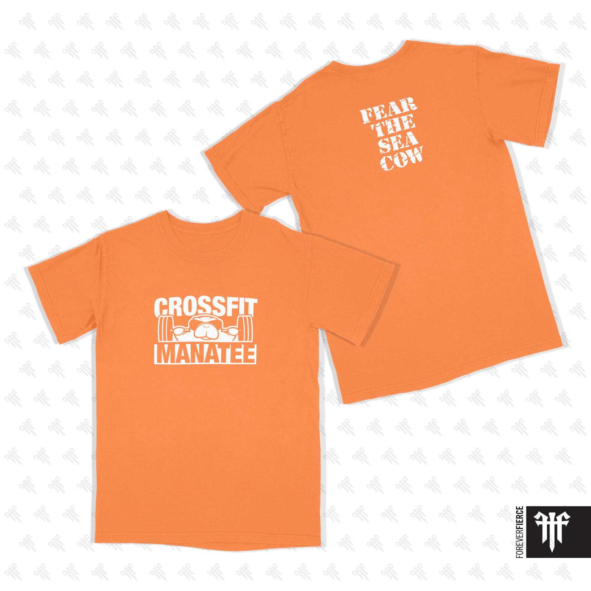 CrossFit Manatee April 2026 White Ink Comfort Colors Tee