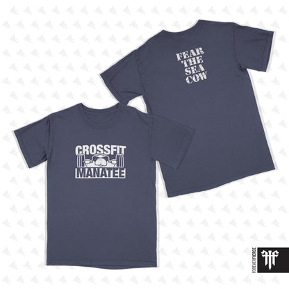 CrossFit Manatee April 2026 White Ink Comfort Colors Tee