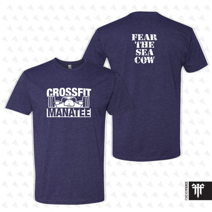CrossFit Manatee April 2026 White Ink Tee