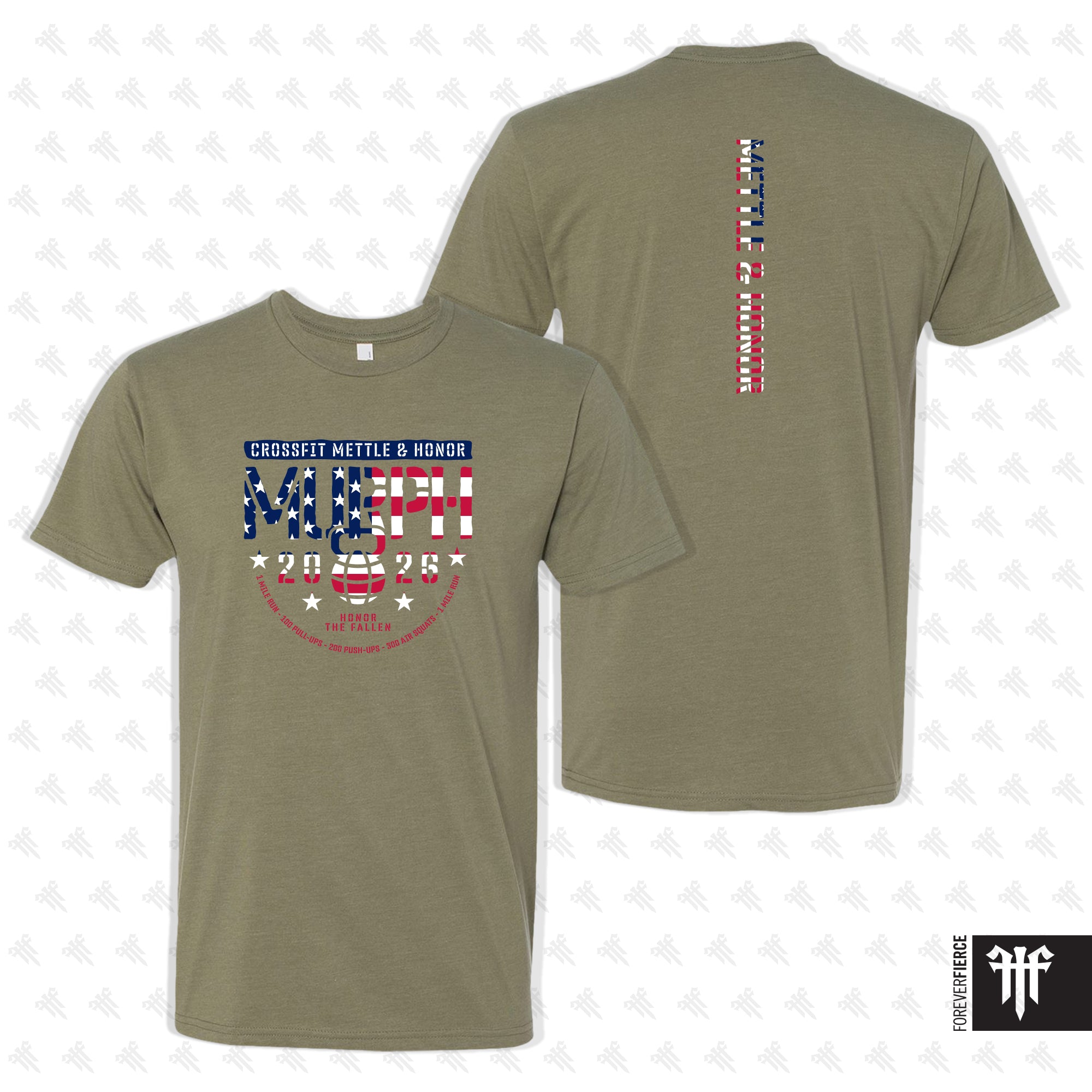 CrossFit Mettle and Honor April 2026 Tee