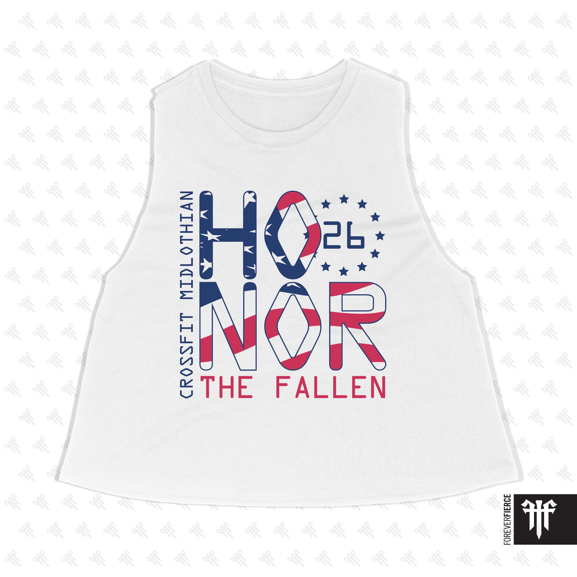 CrossFit Midlothian April 2026 Womens Crop Tank